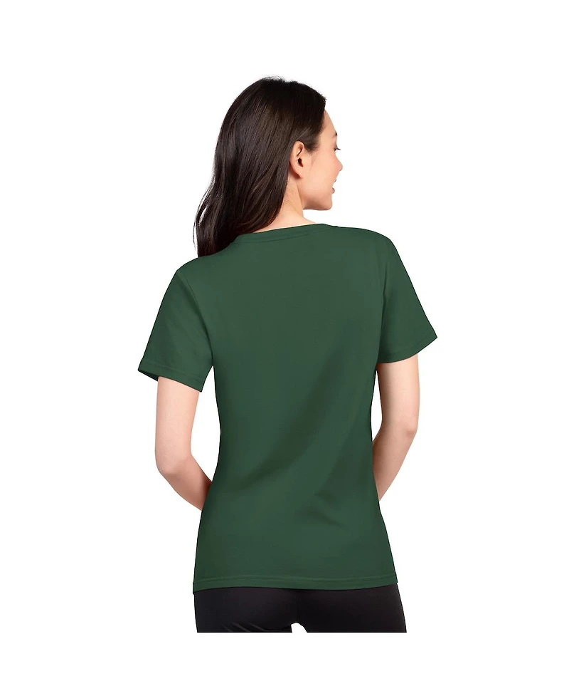 G-iii 4Her by Carl Banks Women's Green Bay Packers Super-Slim Lightweight Winning Crew T-Shirt