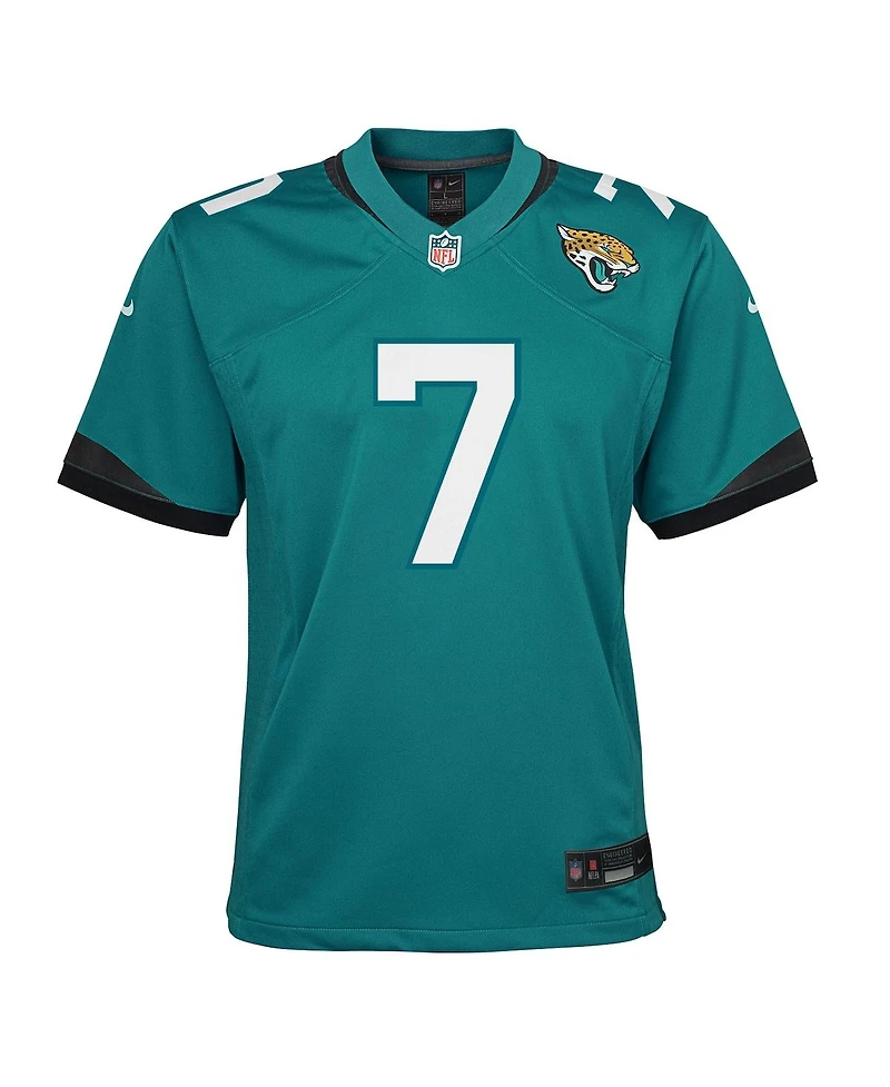 Nike Big Boys and Girls Brian Thomas Jr. Teal Jacksonville Jaguars Team Game Jersey