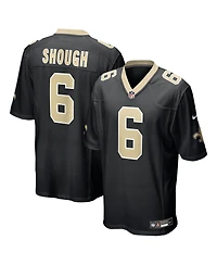 Nike Men's Tyler Shough Black New Orleans Saints Game Jersey