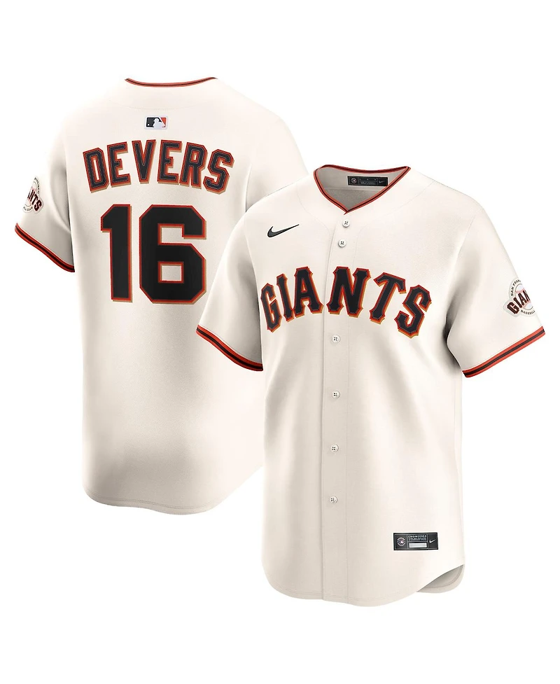 Nike Men's Rafael Devers Cream San Francisco Giants Home Limited Player Jersey