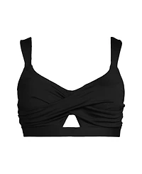 Lands' End Women's Twist Front Bikini Top