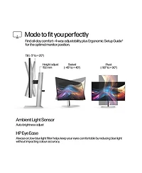 Hp Series 7 Pro 727pq 27" 16:9 Wqhd 120Hz Ips Lcd Monitor, Natural Silver