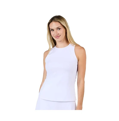 Sofibella Tres Blanc 24 Inch Women Tennis Tank
