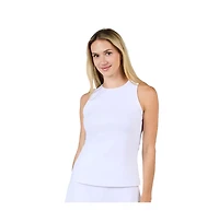 Sofibella Tres Blanc 24 Inch Women Tennis Tank