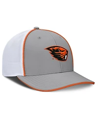 Fanatics Men's Gray/White Oregon State Beavers Rapid Trucker Adjustable Hat