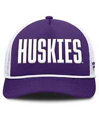 Fanatics Men's Purple Washington Huskies Dutch Foam Front Adjustable Trucker Hat