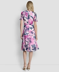 Dkny Women's Abstract-Print Midi Dress
