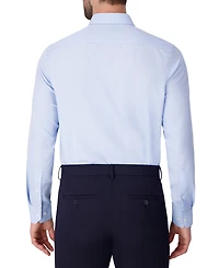 Report Collection Men's Long Sleeve 4-Way Geo Print Dress Shirt