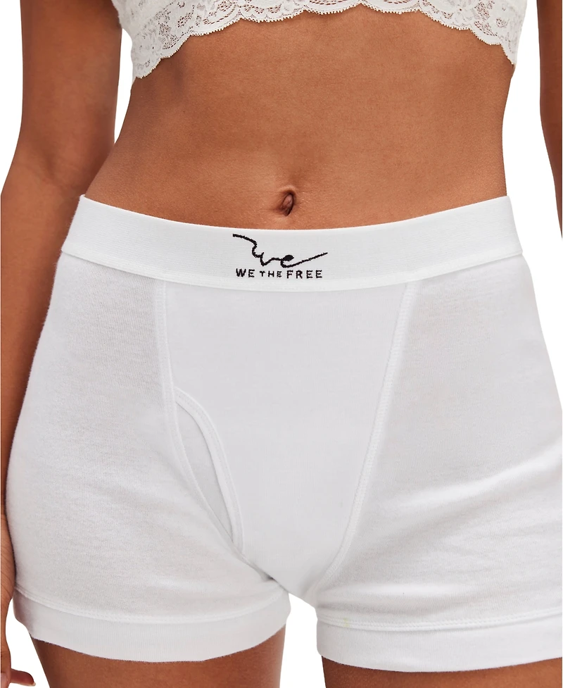 Free People Women's We The High Rise Boxer Briefs