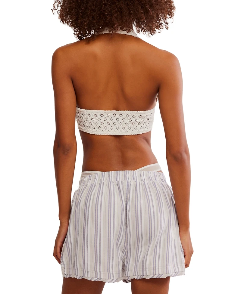 Free People Women's Day to Solid Boxer Shorts