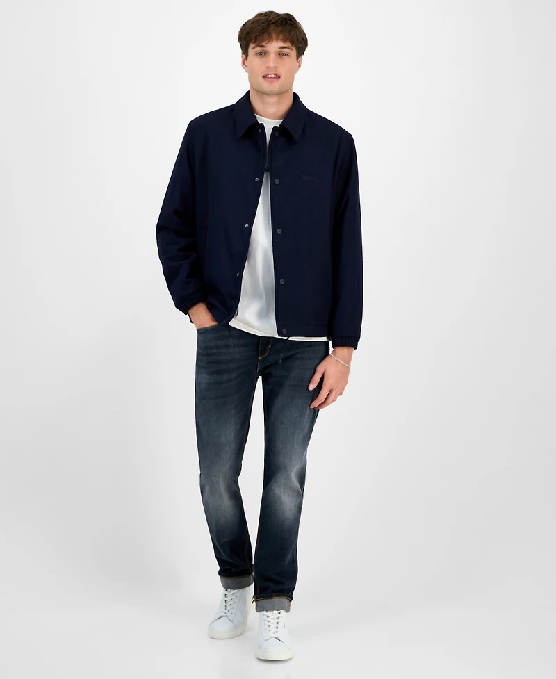 Hugo Boss Men's Baksi Slim-Fit Coach Jacket