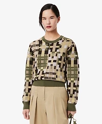 Lacoste Usa Women's Crewneck Sweater