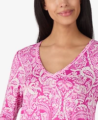 Ellen Tracy Women's Below Elbow Midi Lounger