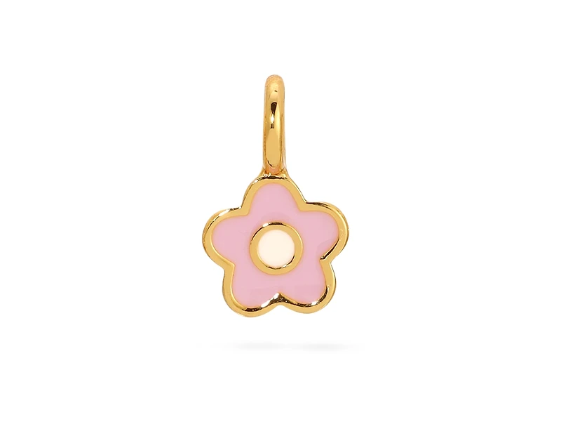 Lucky Feather Charm Garden - Gold - Flower Charm