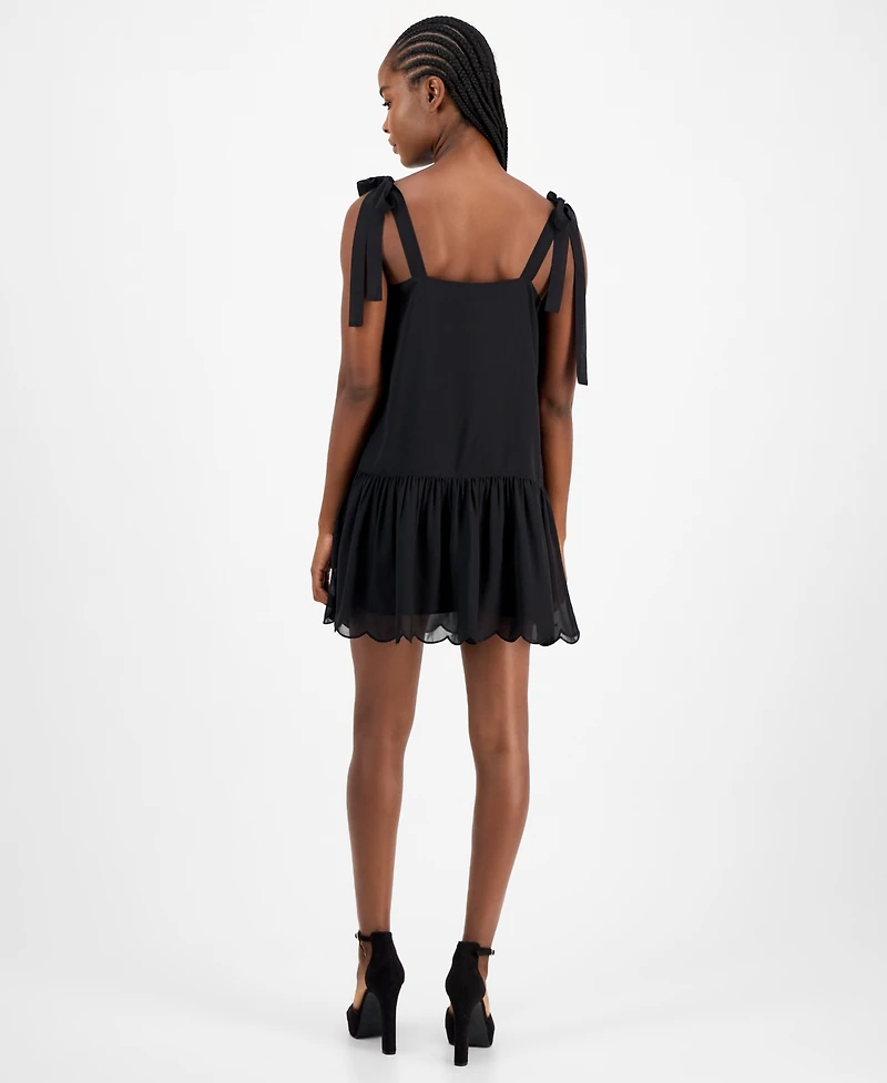And Now This Women's Beaded-Front Mini Dress