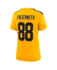 Nike Women's Pat Freiermuth Gold Pittsburgh Steelers Alternate 1933 Throwback Game Jersey