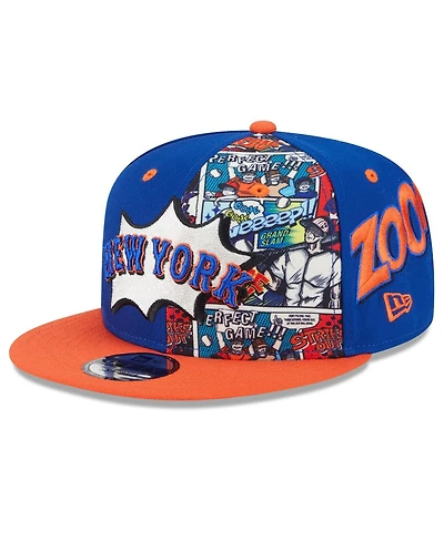 New Era Men's Royal/Orange New York Mets 2025 Mlb Diamond Hero Edition 9FIFTY Snapback Hat
