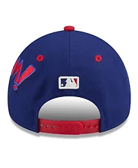 New Era Big Boys and Girls Royal/Red Texas Rangers 2025 Mlb Diamond Hero Edition A-Frame 9FORTY Adjustable Hat