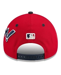 New Era Big Boys and Girls Red/Navy St. Louis Cardinals 2025 Mlb Diamond Hero Edition A-Frame 9FORTY Adjustable Hat