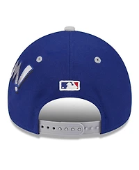 New Era Big Boys and Girls Royal/Gray Los Angeles Dodgers 2025 Mlb Diamond Hero Edition A-Frame 9FORTY Adjustable Hat