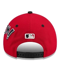 New Era Big Boys and Girls Red/Black Cincinnati Reds 2025 Mlb Diamond Hero Edition A-Frame 9FORTY Adjustable Hat