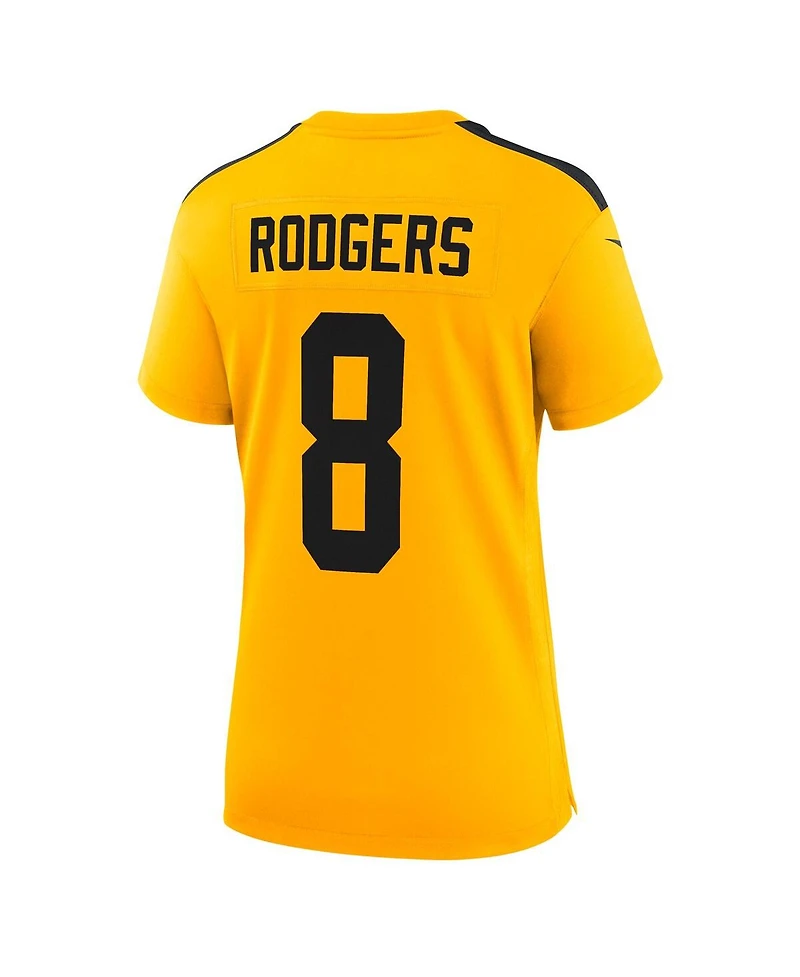 Nike Women's Aaron Rodgers Gold Pittsburgh Steelers Alternate 1933 Throwback Game Jersey
