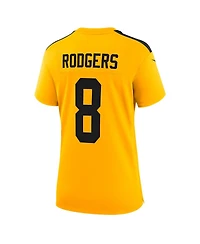 Nike Women's Aaron Rodgers Gold Pittsburgh Steelers Alternate 1933 Throwback Game Jersey