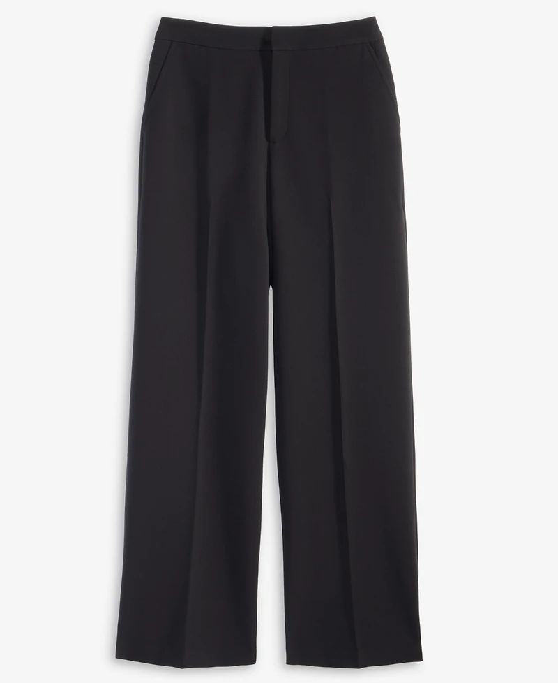 I.n.c. International Concepts Women's High-Rise Straight-Leg Trousers, Macy's Exclusive