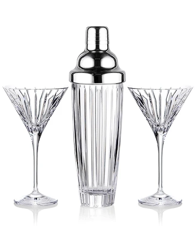 Marquis by Waterford Herald Cocktail Shaker and Martini Glasses, Set of 3
