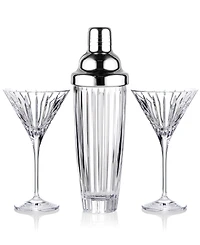Marquis by Waterford Herald Cocktail Shaker and Martini Glasses, Set of 3