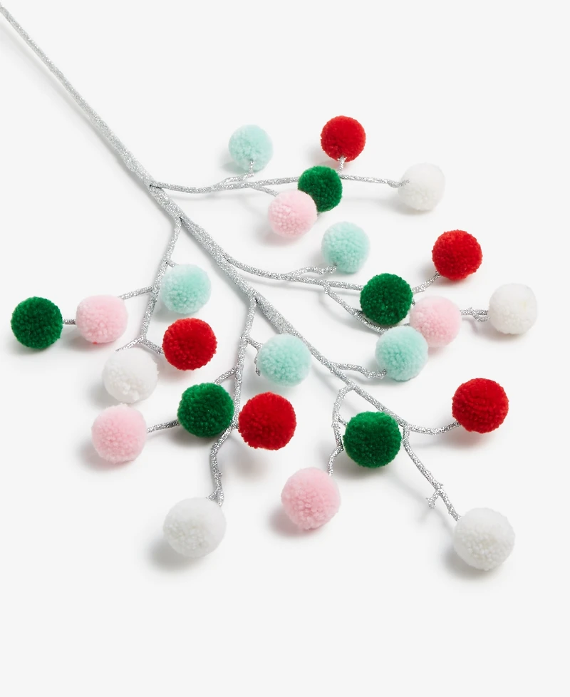 Holiday Lane Whimsy Pom Pom Pick, Macy's Exclusive
