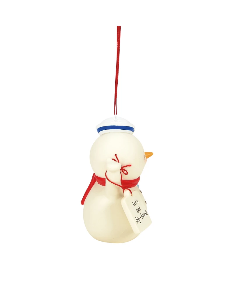 Department 56 Snowpinion Let's Get Ship Faced Ornament