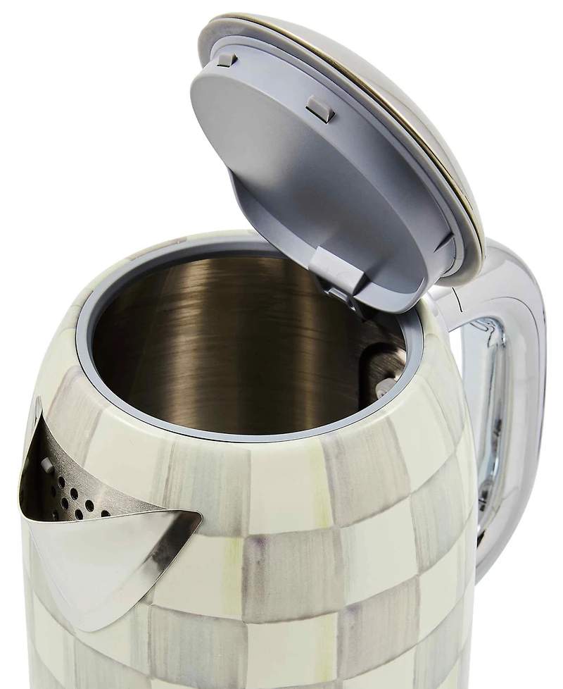 MacKenzie-Childs Sterling Check Electric Kettle