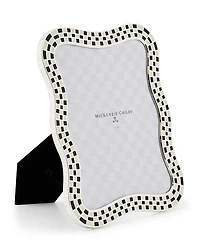 Mackenzie-Childs Wavy Check Silver Plated Frame, 8" x 10"