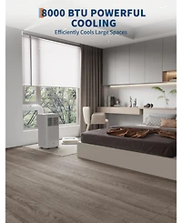 gaomon 10,000 Btu Portable Ac, 3-in-1 Cooling, Fan & Dehumidifier with Sleep Mode for 450 Sq.Ft Rooms