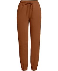 Lands' End Women's Serious Sweats High Rise Jogger Pants