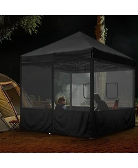 Yescom InstaHibit 8 Pcs 10 ft Pop Up Canopy Tent Sidewall Mesh Side Wall Party Canopy