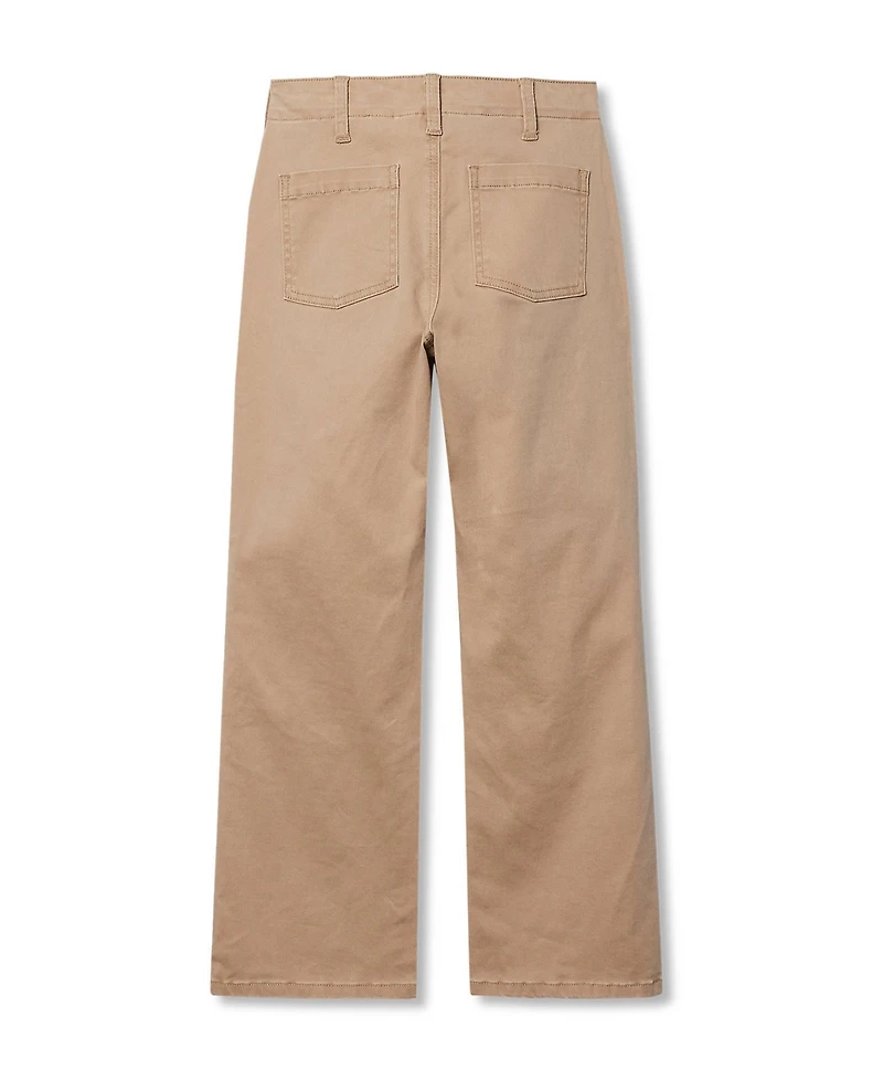 Lands' End Girls Woven Utility Cargo Pant with Pockets