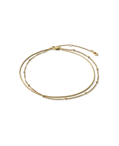 Ana Luisa Gold Anklet - Hallie Anklet