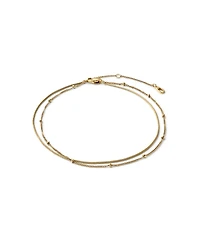 Ana Luisa Gold Anklet - Hallie Anklet