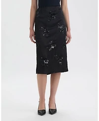 Nvlt Women's Midi Sequin Skirt