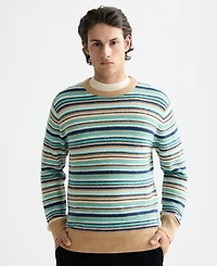 Scotch & Soda Men's Striped Long Sleeve Sweater