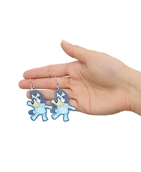 Bluey Drop Earrings with Character Silhouettes - Lightweight and Fun Kids Jewelry