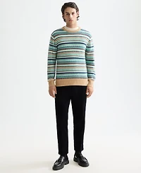 Scotch & Soda Men's Striped Long Sleeve Sweater