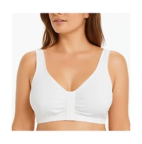 Meadow Women's Ease Cotton Front Closure Bra for Mastectomy