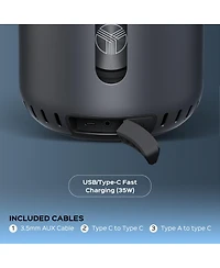 Treblab Hd-360 Pro 360° Surround Sound Portable Bluetooth Speaker