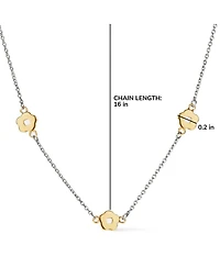 Ana Luisa Flower Necklace - Rowena Necklace Two Tone