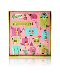 Dr. Seuss Grinch Jewelry Advent Gift Set: Necklace, Bracelet & Charms Mix & Match Christmas Calendar Box Collection