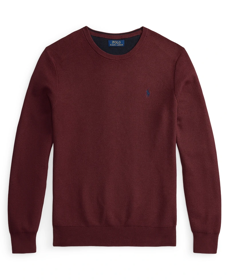 Polo Ralph Lauren Men's Textured Cotton Crewneck Sweater