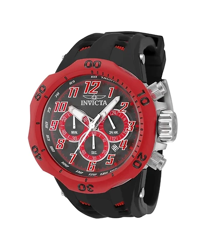 Invicta Men's 48237 Venom Quartz Chronograph Black, Red Dial Watch